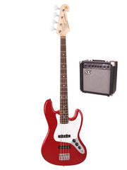 SX SB1SK 4/4 Bass Guitar Pack - Various