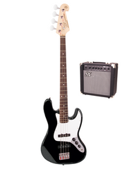 SX SB1SK 4/4 Bass Guitar Pack - Various