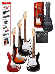 SX SE1SK 3/4 Electric Guitar Pack - Various