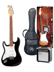 SX SE1SK 4/4 Electric Guitar Pack - Various