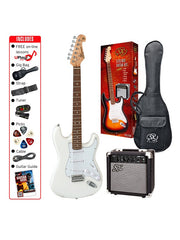 SX SE1SK 4/4 Electric Guitar Pack - Various