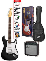 SX SE1SKH 4/4 Electric Guitar Pack