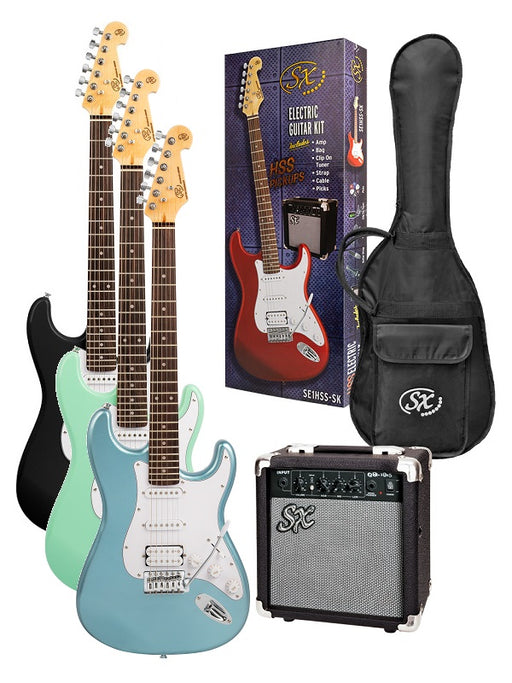 SX SE1SKH 4/4 Electric Guitar Pack