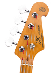 SX VEP57B 4/4 Black P Bass Guitar - Various Options