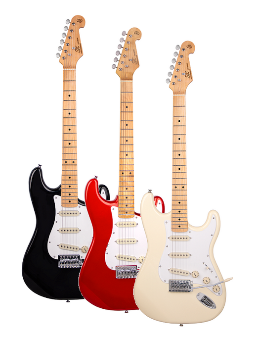SX VES57 Vintage Style Stratocaster Electric Guitar - Various