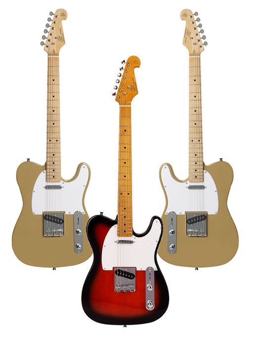 SX VET50 Vintage Style Telecaster Electric Guitar - Various