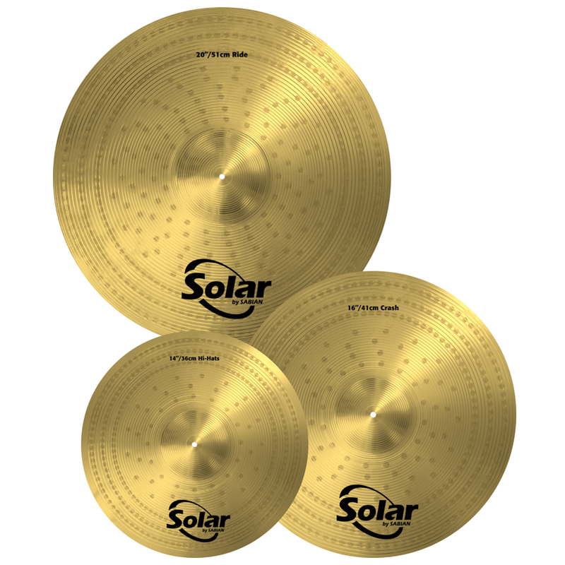 Sabian Solar Cymbal Performance Set