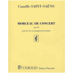 Saint-Saens Morceau De Concert Opus 94 - Horn-Brass-Durand Editions Musicales-Engadine Music