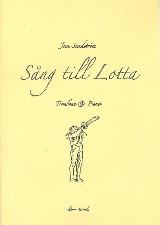 Sandstrom - Song to Lotta, Trombone & Piano-Brass-Edition Tarrodi-Engadine Music