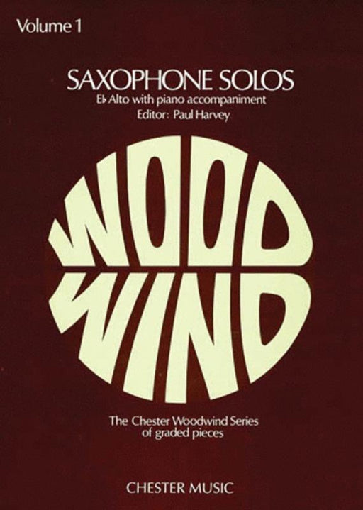 Saxophone Solos Vol 1, Alto Saxophone & Piano Accompaniment-Woodwind-Chester Music-Engadine Music