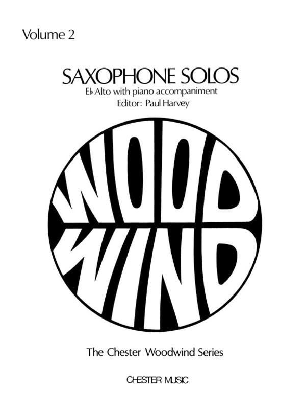 Saxophone Solos Vol 2, Alto Saxophone & Piano Accompaniment-Woodwind-Chester Music-Engadine Music
