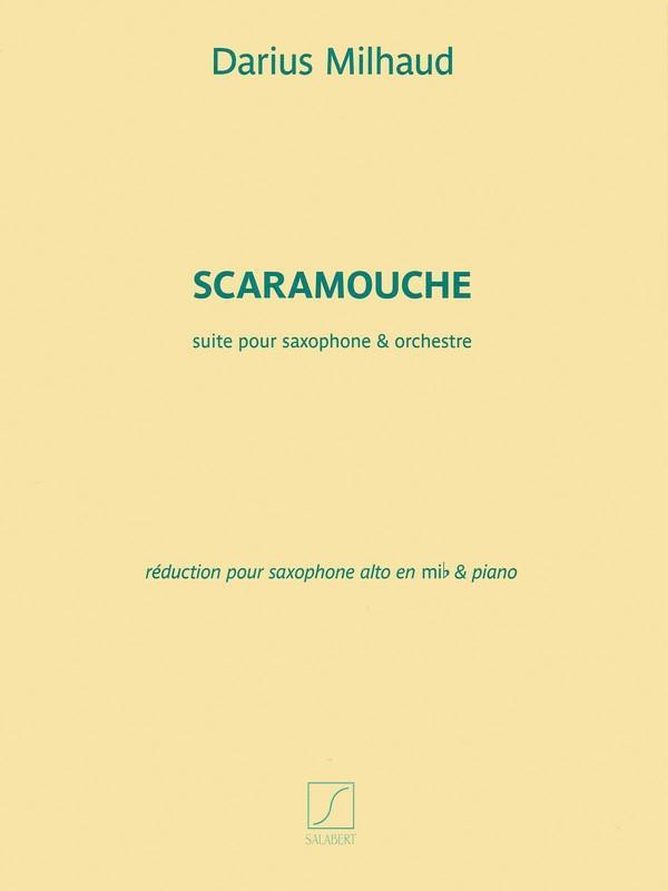 Scaramouche - Alto Saxophone and Piano-Woodwind-Salabert Editions-Engadine Music