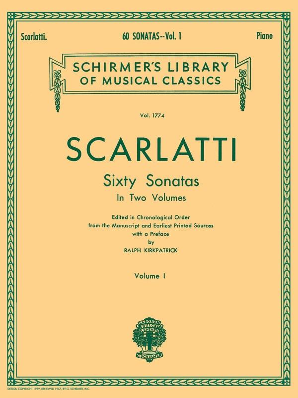 Scarlatti - 60 Sonatas Vol. 1, Piano