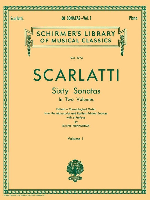 Scarlatti - 60 Sonatas Vol. 1, Piano