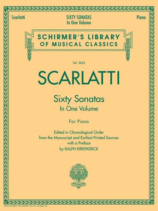 Scarlatti - 60 Sonatas in One Volume, Piano