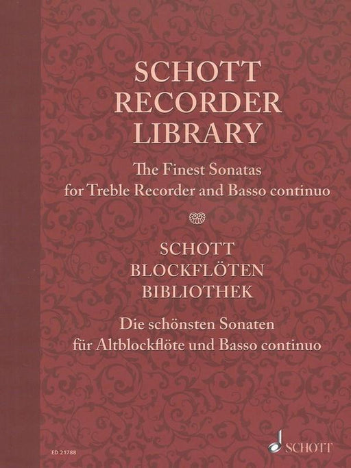 Schott Recorder Library-Woodwind-Schott Music-Engadine Music