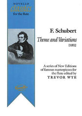 Schubert Theme Var. Trockne Flute & Piano Wye-Woodwind-Novello-Engadine Music