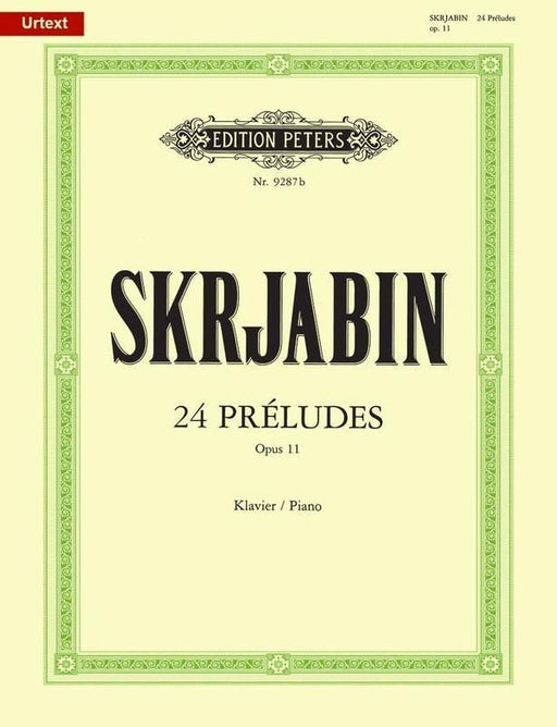 Scriabin - 24 Preludes Op. 11, Piano
