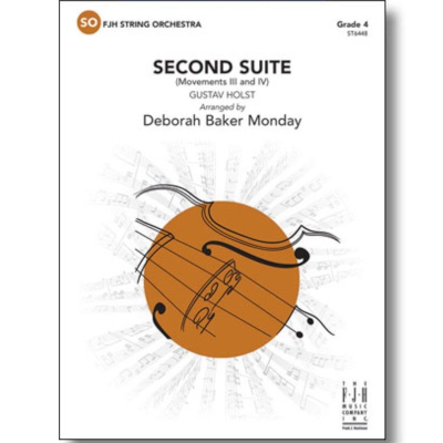 Second Suite Movement 3 and 4, Holst Arr. Deborah Baker Monday String Orchestra Grade 4-String Orchestra-FJH Music Company-Engadine Music