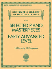Selected Piano Masterpieces Early Advanced Level-Piano & Keyboard-G. Schirmer Inc.-Engadine Music