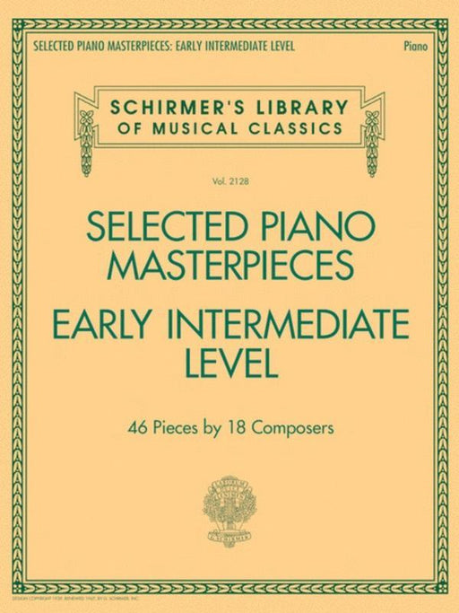 Selected Piano Masterpieces Early Intermediate Level-Piano & Keyboard-G. Schirmer Inc.-Engadine Music