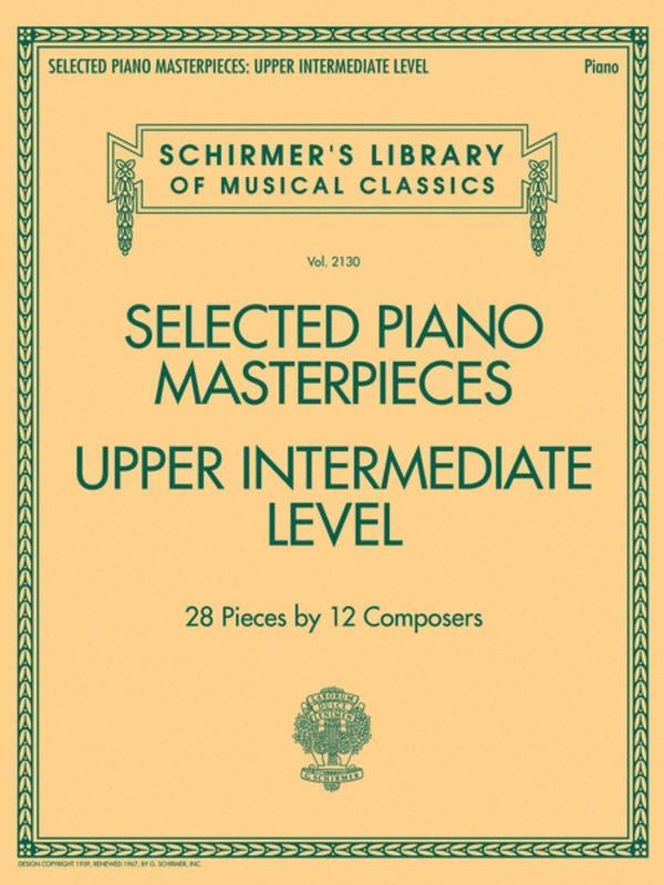 Selected Piano Masterpieces Upper Intermediate Level-Piano & Keyboard-G. Schirmer Inc.-Engadine Music