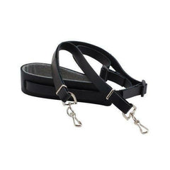 Selmer Bass Clarinet Strap – Strap-style with 2 metal clip-hooks – Black Leather