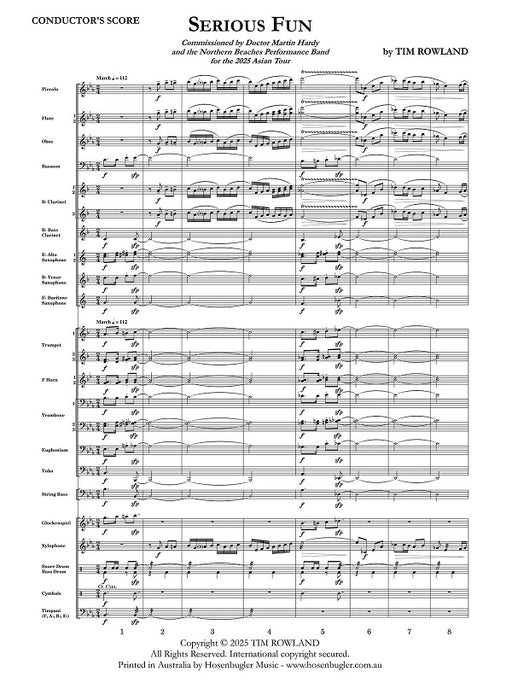 Serious Fun - Concert Band Grade 3.5
