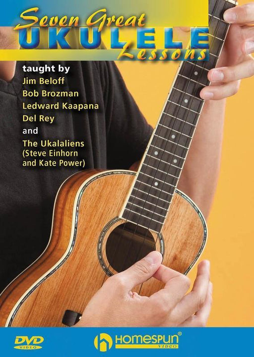 Seven Great Ukulele Lessons, DVD-CD & DVD-Homespun-Engadine Music