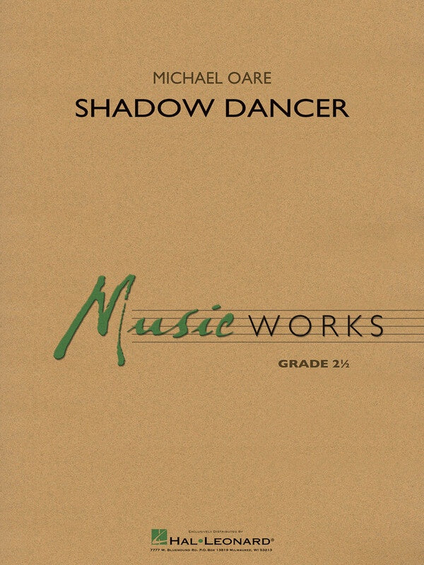Shadow Dancer, Michael Oare Concert Band Chart Grade 2