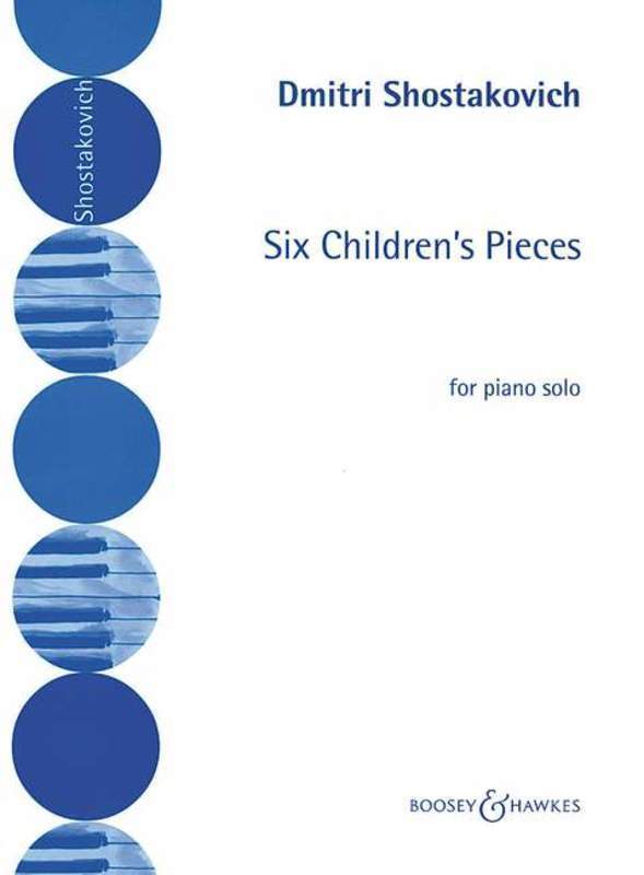 Shostakovich - 6 Children's Pieces Op. 69 Piano-Piano & Keyboard-Boosey & Hawkes-Engadine Music