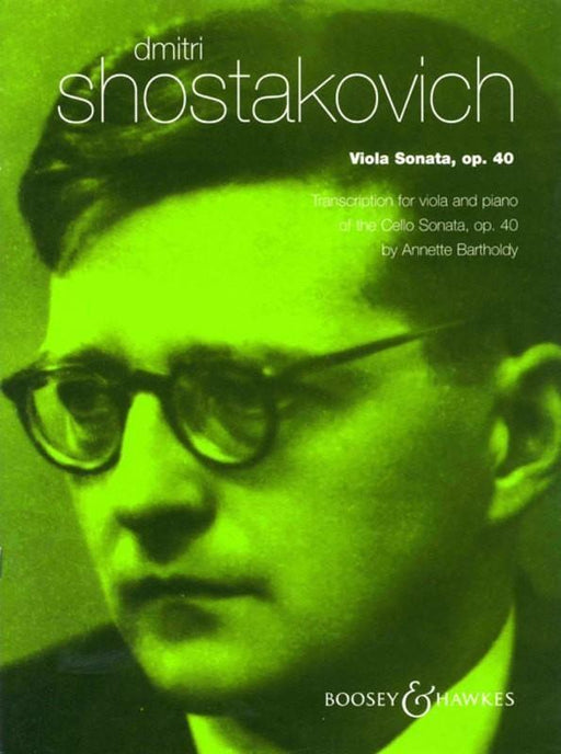 Shostakovich - Sonata Op 40 Transc Viola & Piano-Strings-Boosey & Hawkes-Engadine Music