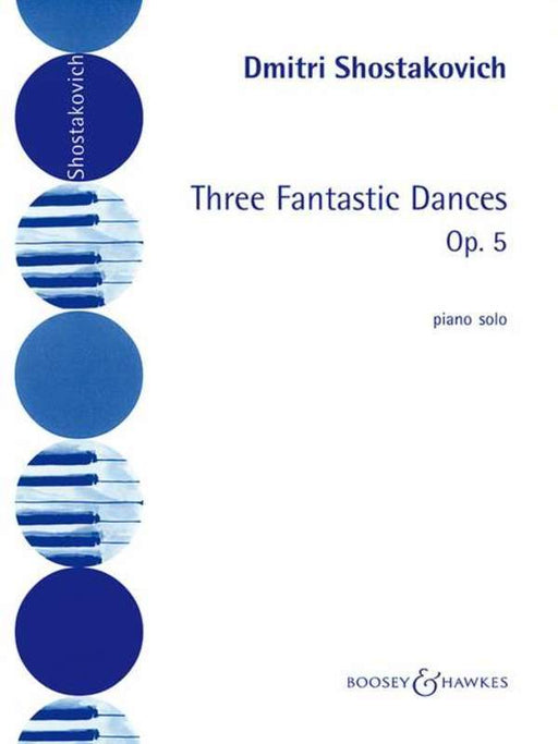 Shostakovich - Three Fantastic Dances Op. 5-Piano & Keyboard-Boosey & Hawkes-Engadine Music