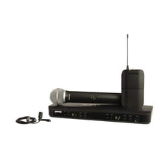 Shure BLX Wireless Dual Handheld + Lav Mic System