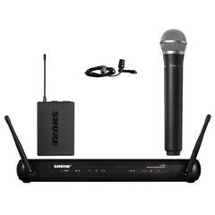 Shure SVX Wireless Dual Lapel + Handheld Mic System