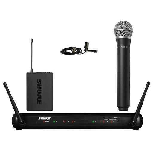 Shure SVX Wireless Dual Lapel + Handheld Mic System