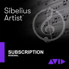 Sibelius Artist Annual Subscription - New License / Renewal