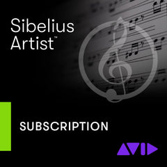 Sibelius Artist Annual Subscription - New License / Renewal
