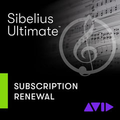 Sibelius Ultimate Annual Subscription - New License / Renewal