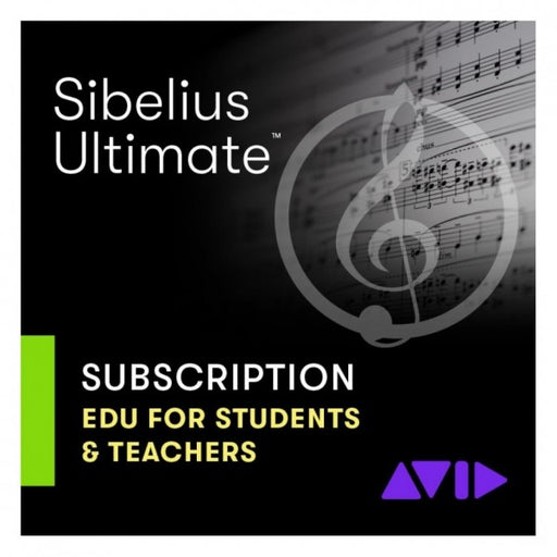 Sibelius Ultimate EDUCATION Annual Subscription - New License / Renewal