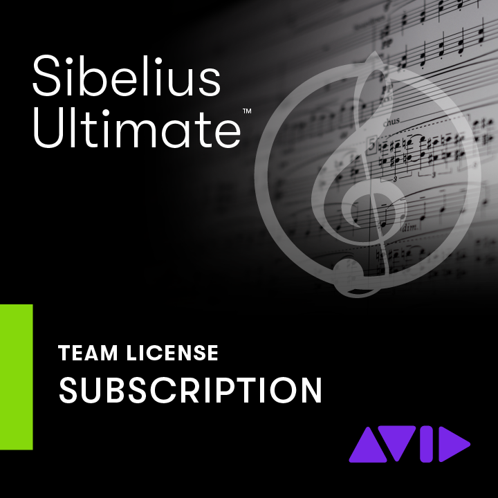 Sibelius Ultimate Team Licensing for Education - Annual Subscription - New / Renewal