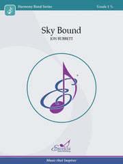 Sky Bound, Jon Bubbett Concert Band Grade 1.5-Concert Band-Excelcia Music-Engadine Music