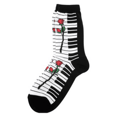 Socks Black And White Keyboard