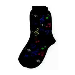 Socks Multi Notes-Clothing & Bags-Engadine Music-Women-Engadine Music