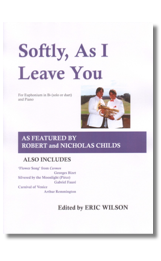 Softly, As I Leave You, Robert and Nicholas Childs, Euphonium & Piano-Brass-Winwood Music-Engadine Music