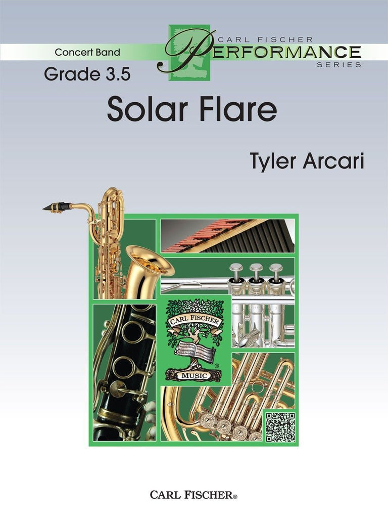 Solar Flare, Tyler Arcari Concert Band Grade 3.5-Concert Band Chart-Carl Fischer-Engadine Music