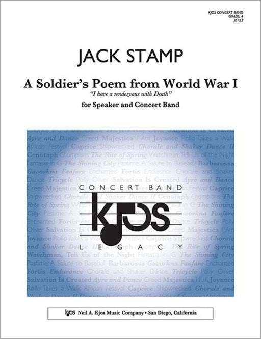 Soldier's Poem from World War I - Concert Band Grade 4