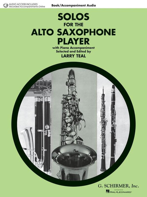 Solos for the Alto Saxophone Player, Book & Online Audio-Woodwind-G. Schirmer Inc.-Engadine Music