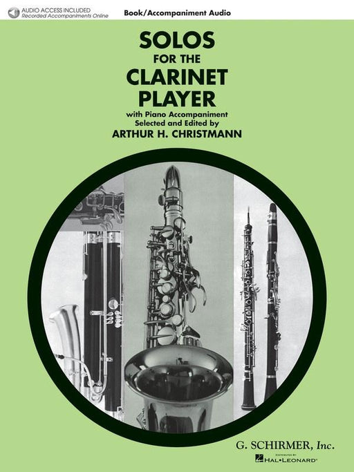 Solos for the Clarinet Player, Book & Online Audio-Woodwind-G. Schirmer Inc.-Engadine Music