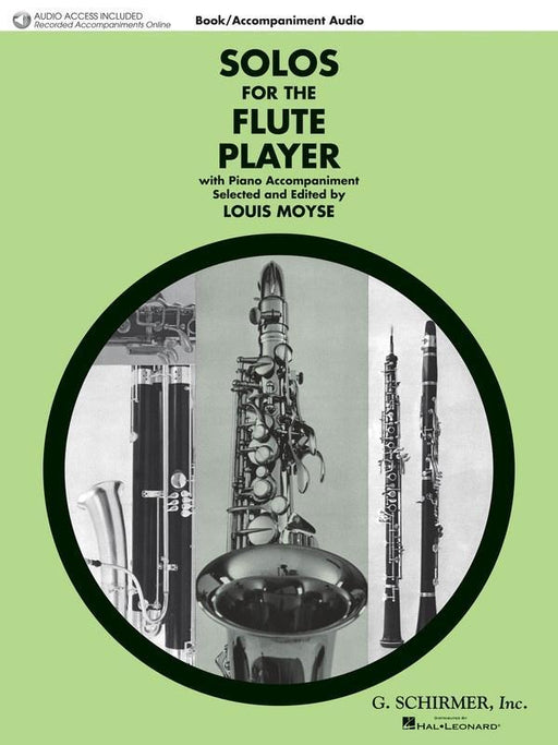 Solos for the Flute Player, Book & CD-Woodwind-G. Schirmer Inc.-Engadine Music